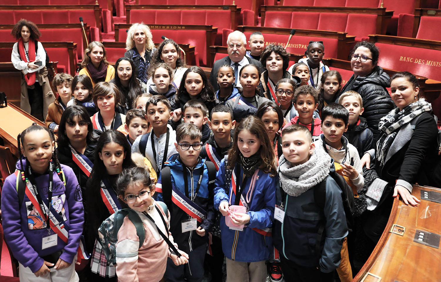 Le conseil municipal des enfants à l'Assemblée nationale 