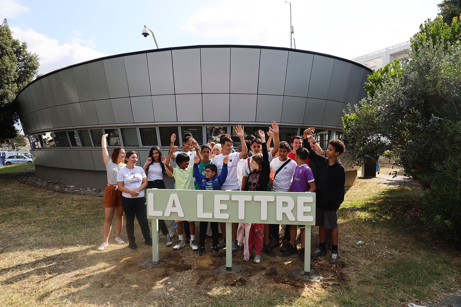 Les participants au chantier jeunes 