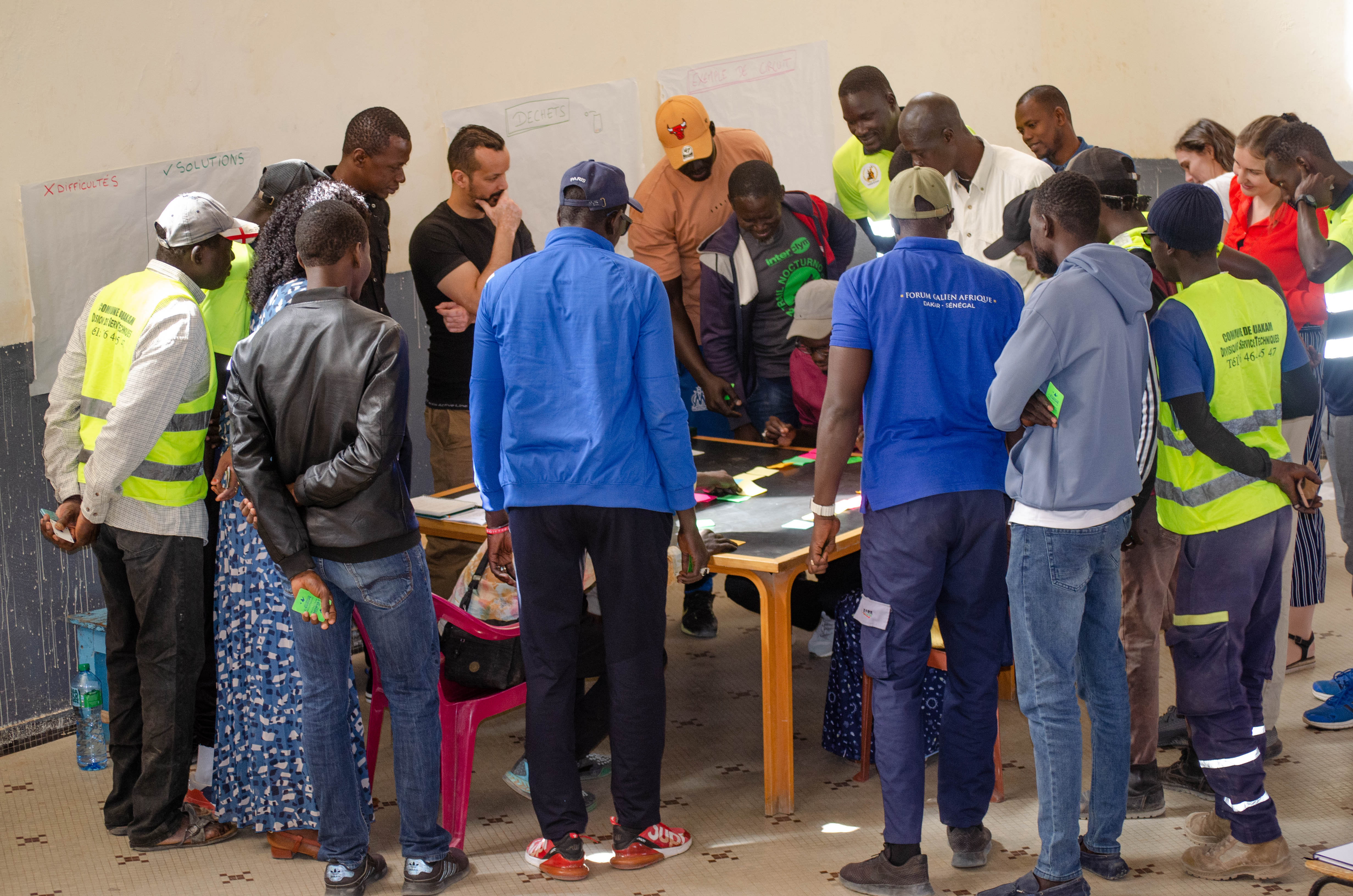 Travail collectif sur les nouveaux services