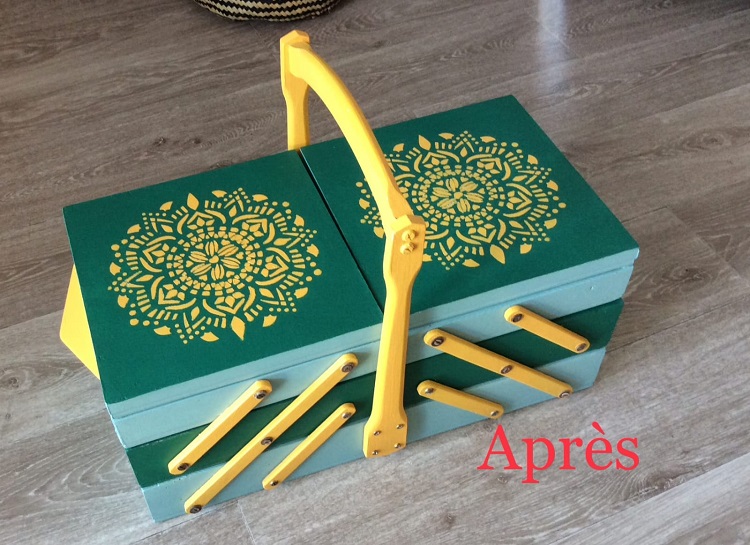 boîte à couture après