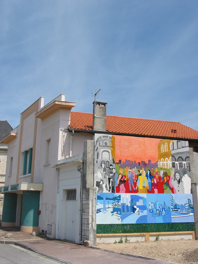 fresque à Signoret