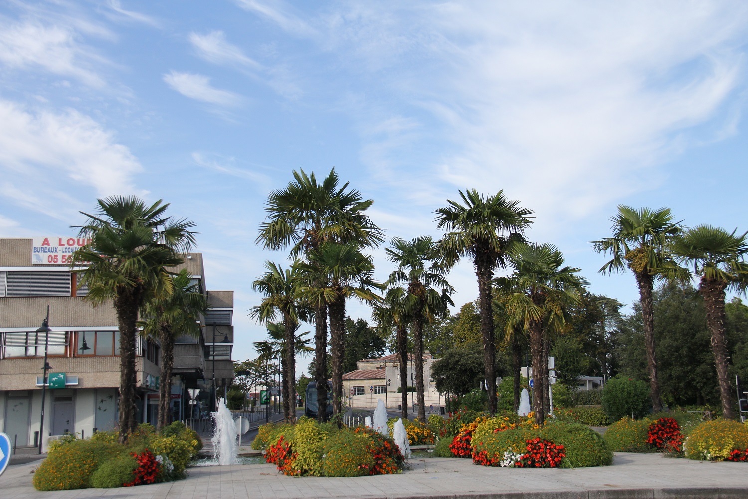 la place de La Morlette en 2016