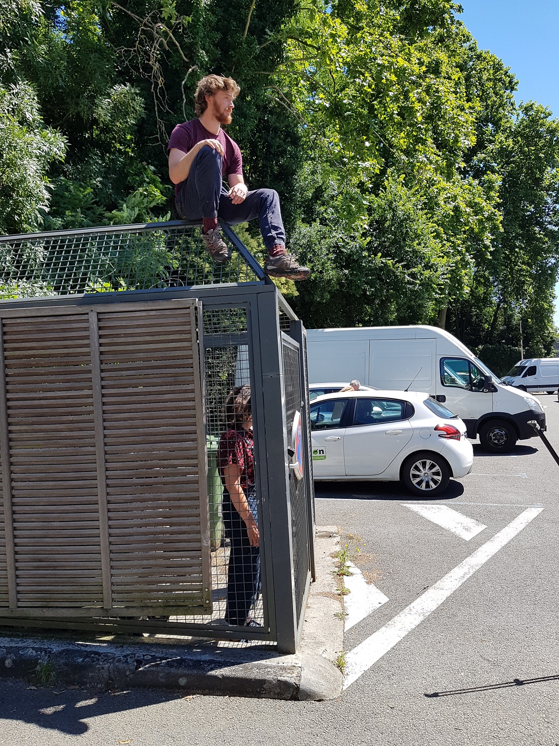 Chez L'Agence de Géographie Affective, on aime bien aussi l'escalade et les acrobaties...