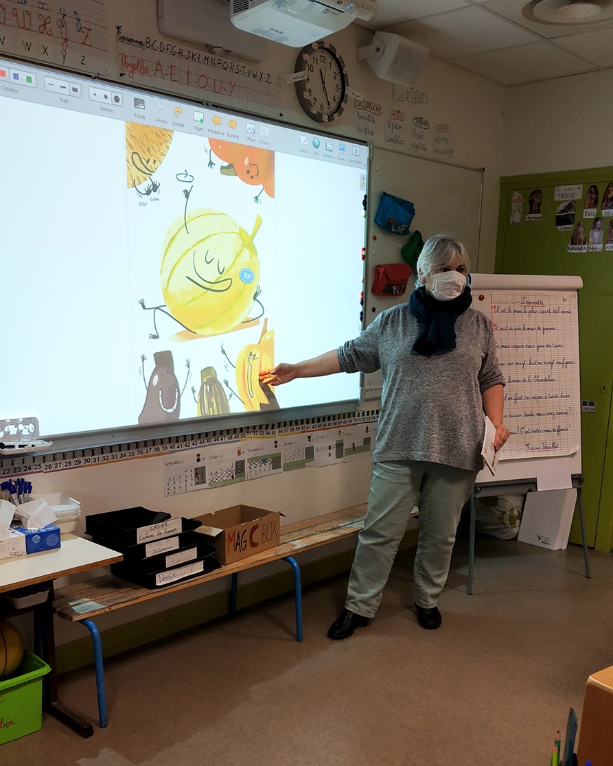 EMMEL intervenante en CE1 - École Van Gogh