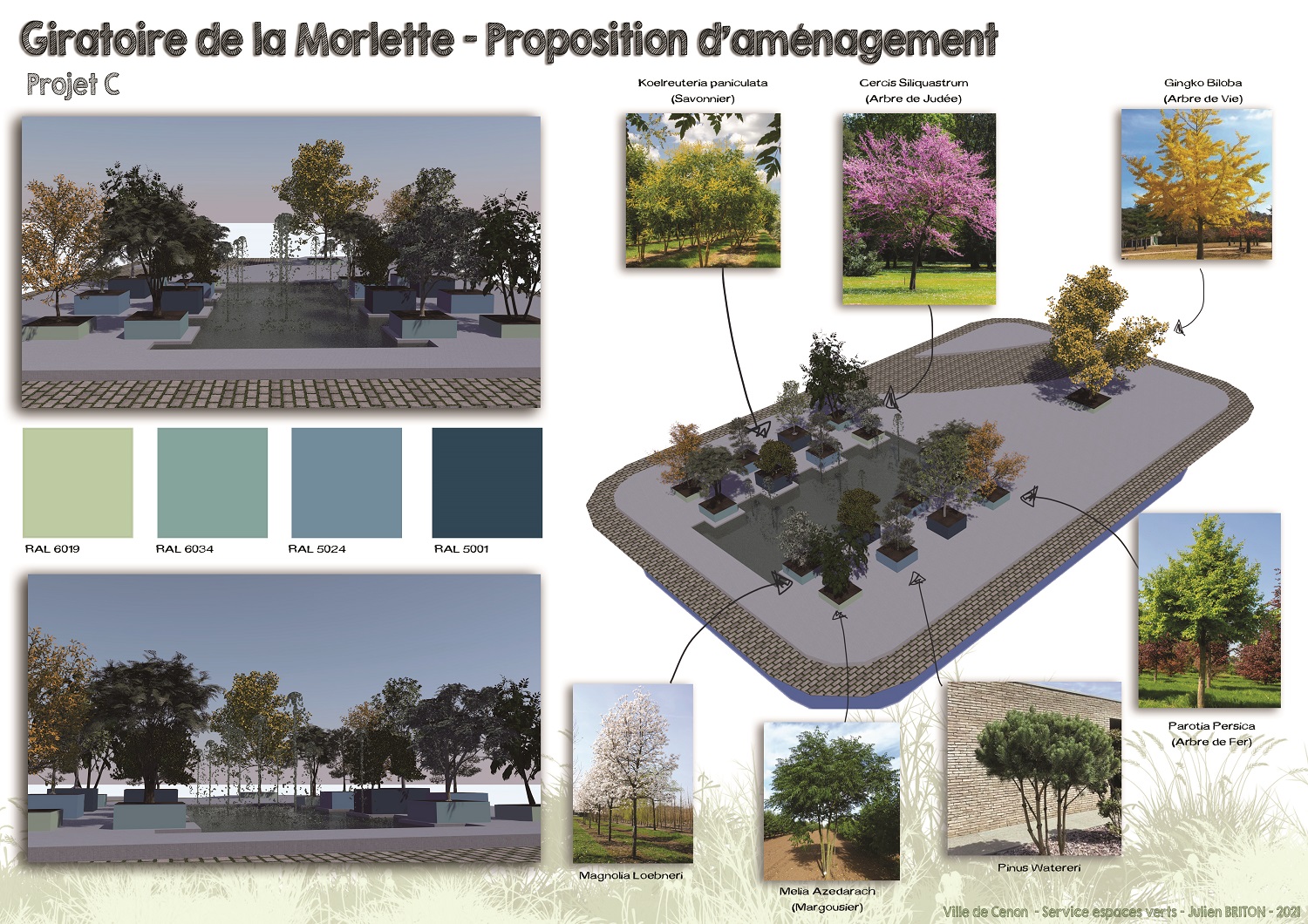 Projet d'aménagement de la place de La Morlette