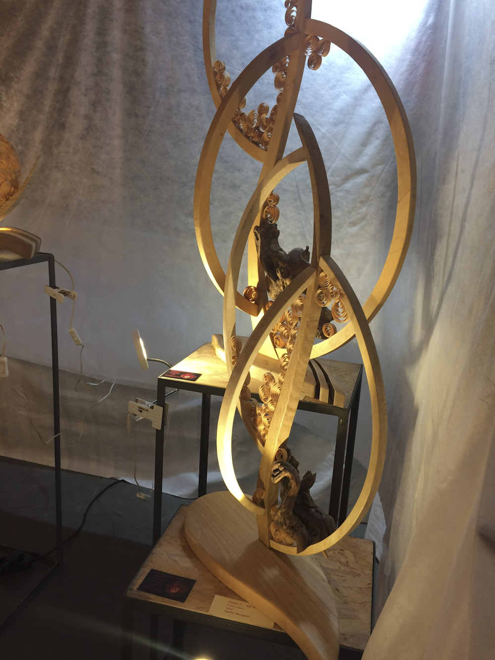Les sculptures bois de Nadine Bourgeois