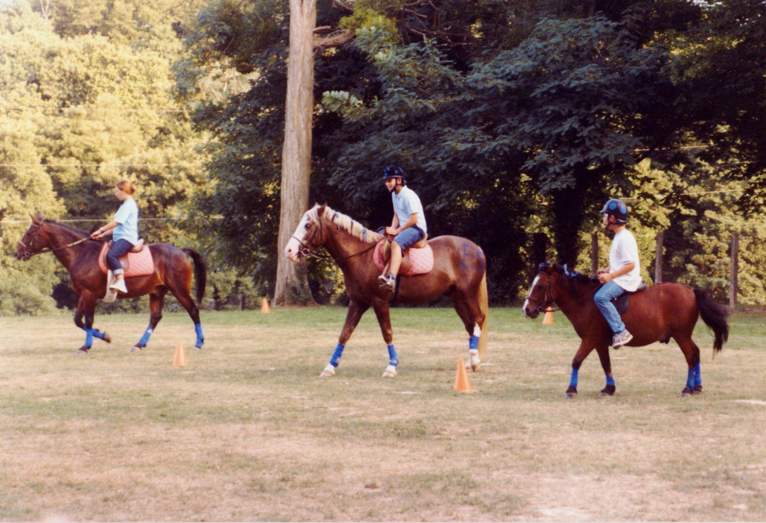 27 août 1999 : tour du centre de loisirs Triboulet en poney...