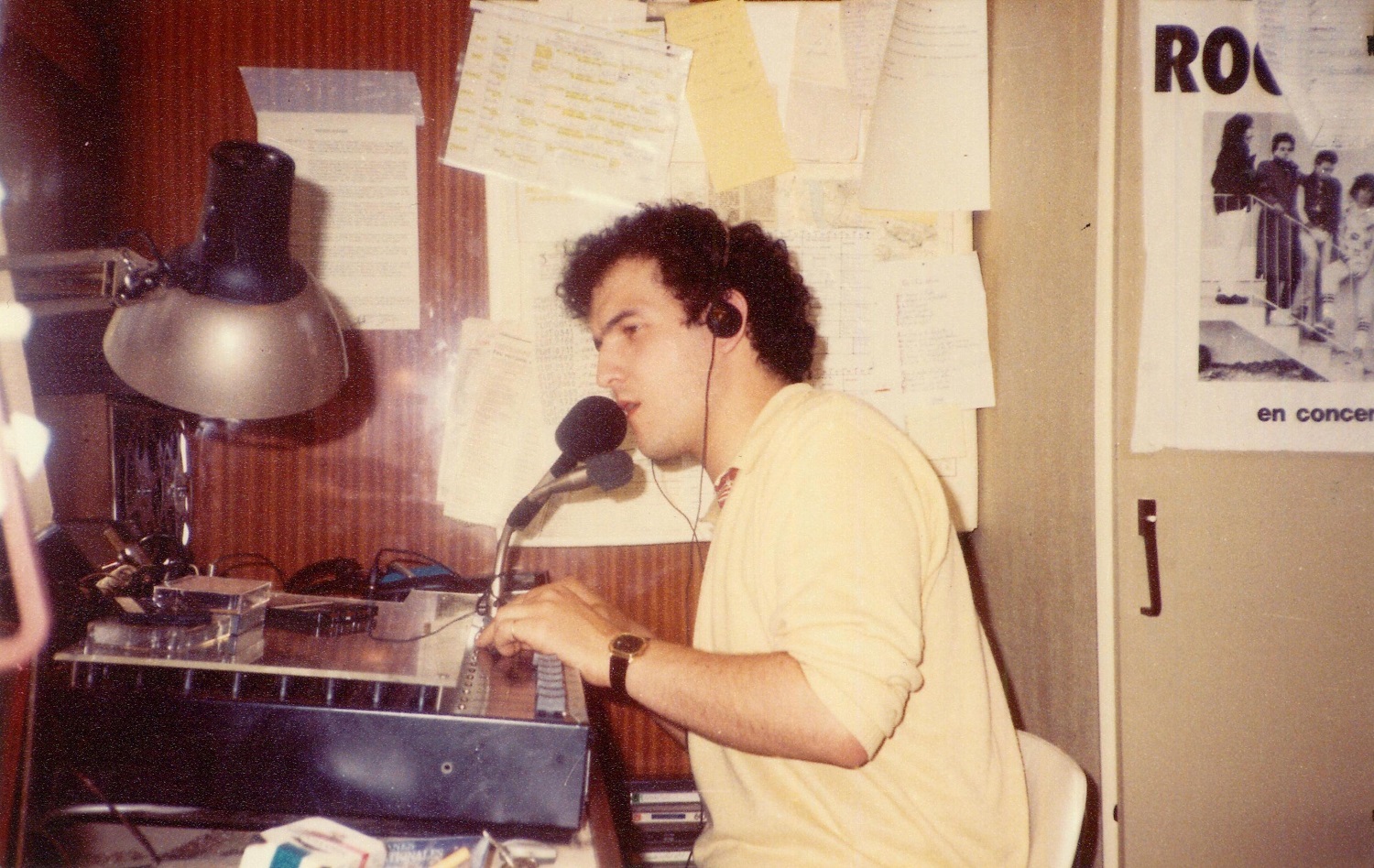 En 1982, Jean-Jacques Bazus prenait l'antenne depuis une caravane 