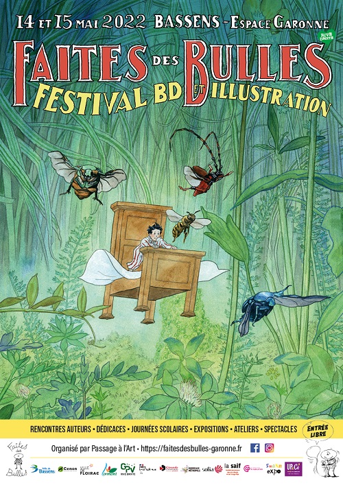affiche du festival Faites des bulles