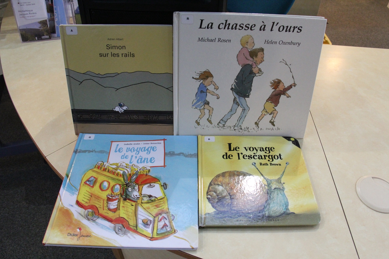 Les 4 albums sélectionnés pour les écoles maternelles