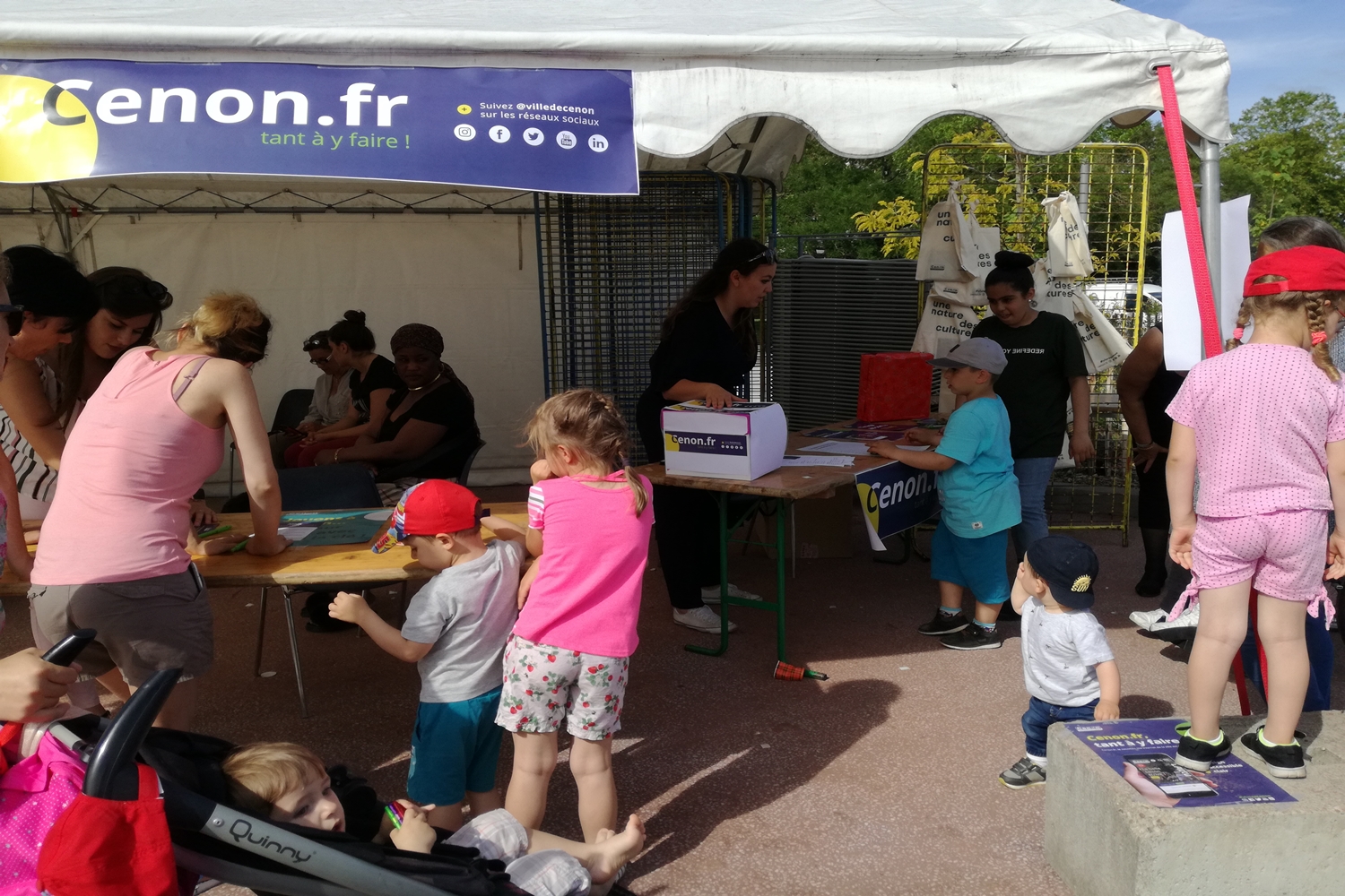 Des jeux aussi pour découvrir le nouveau site internet de la ville de Cenon