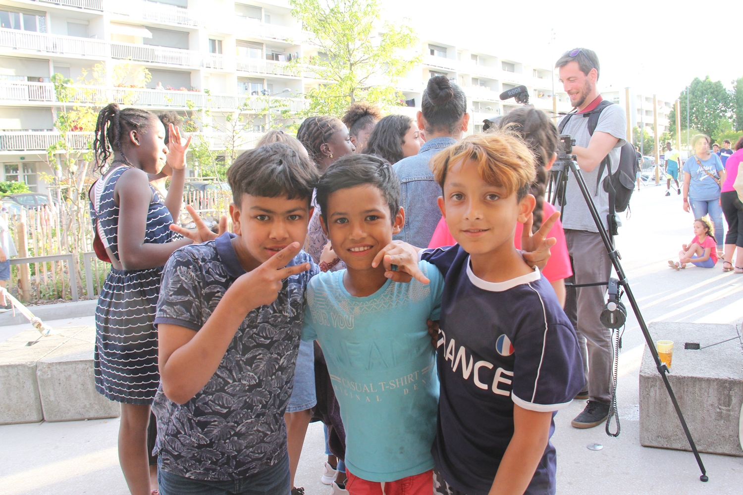 Lazar, Andrei, Youssef: trois copains heureux !
