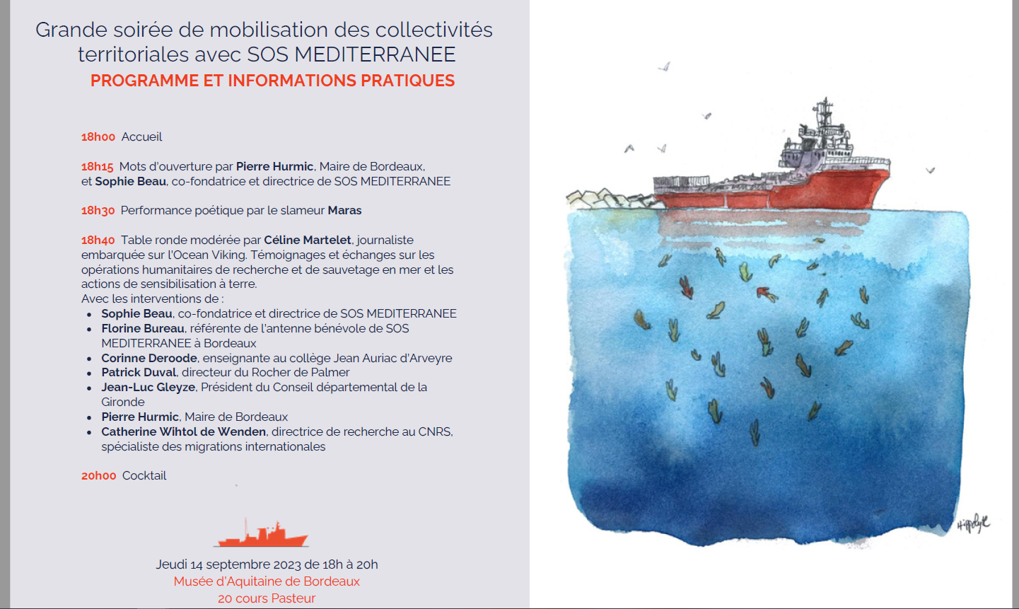 programme mobilisation SOS Méditerranée