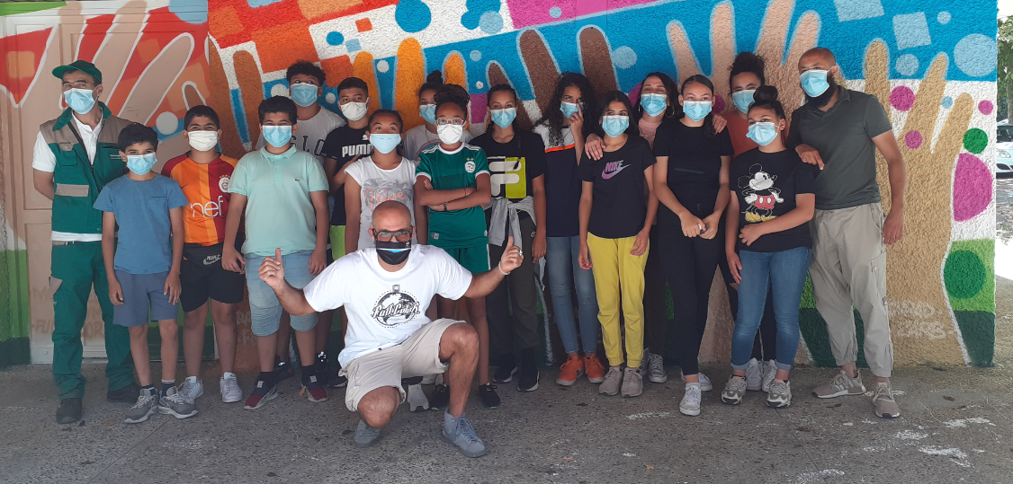 groupe du chantier jeune