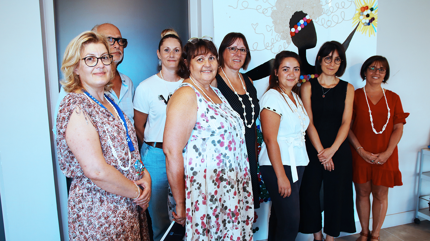 equipe après visite ministre 