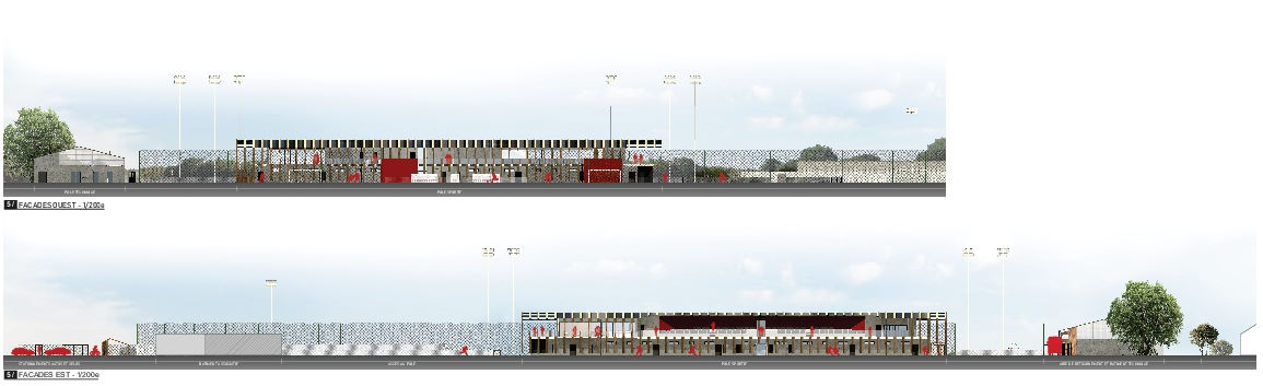 Facade des installations
