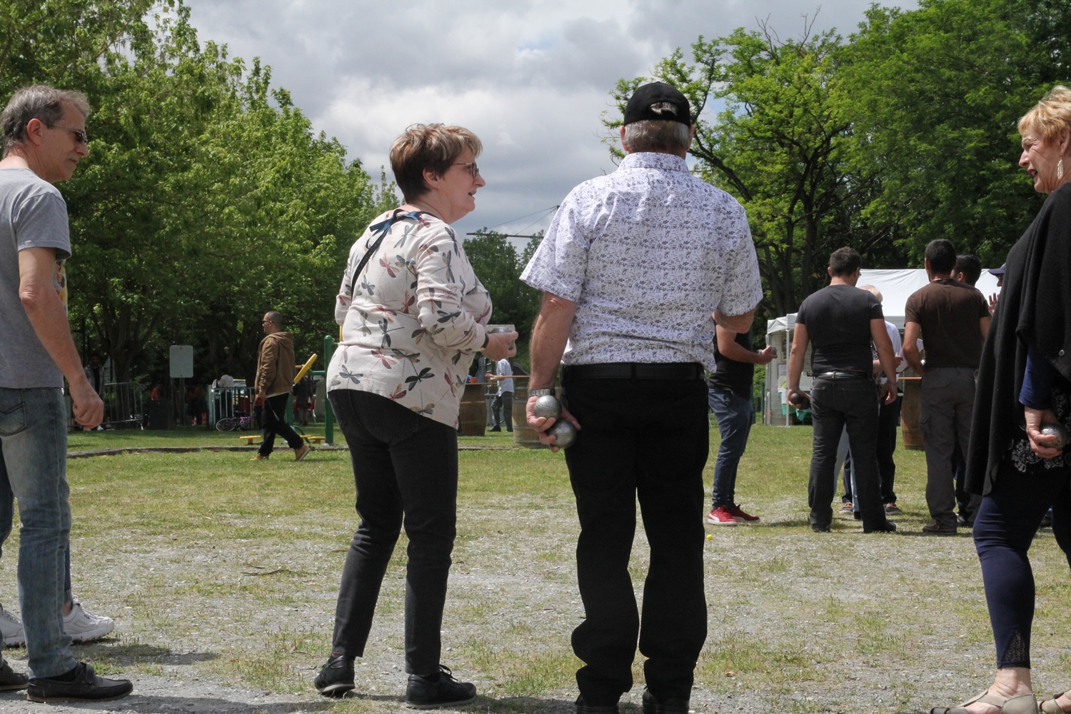Compétition de pétanque