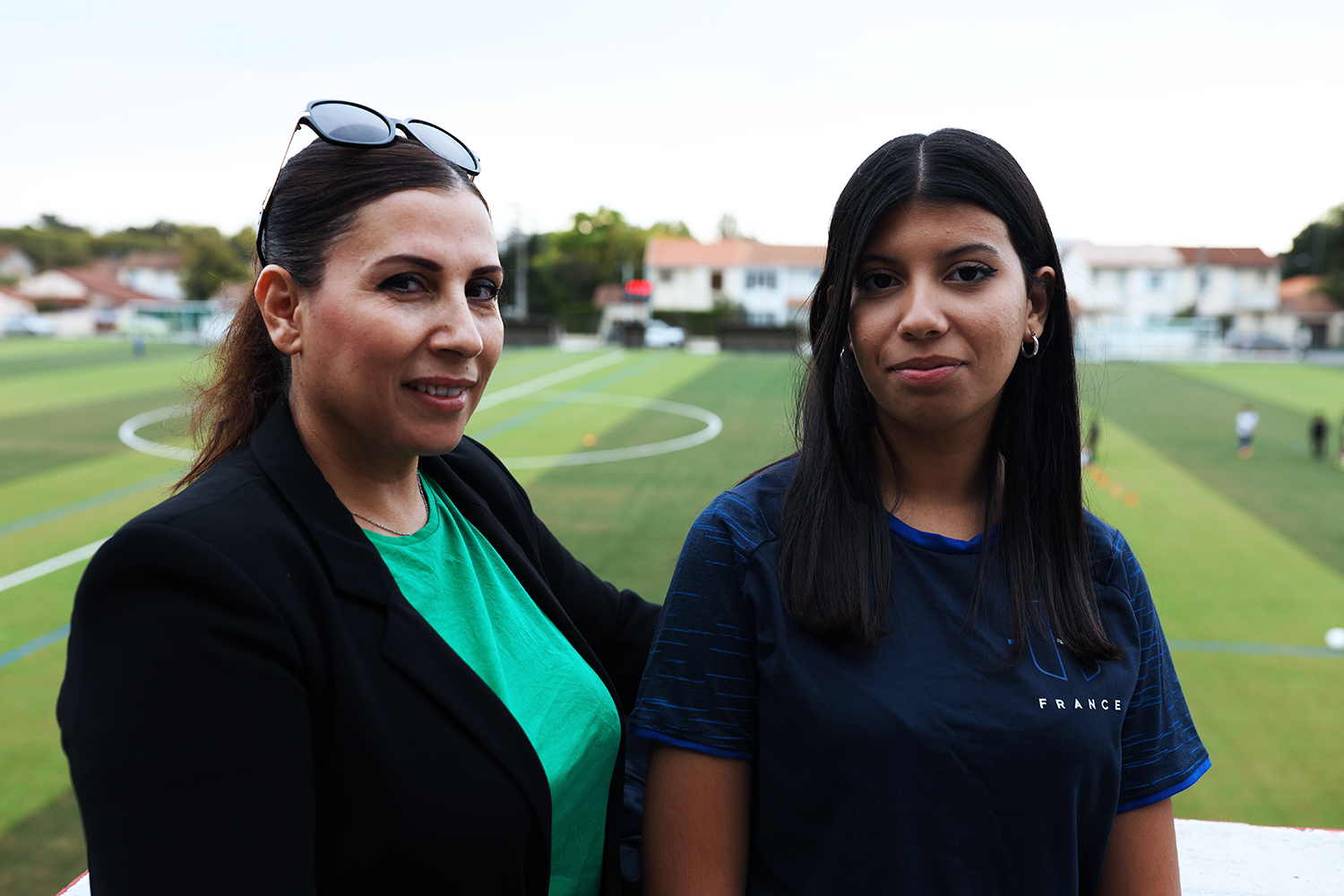 footballeuse et sa maman