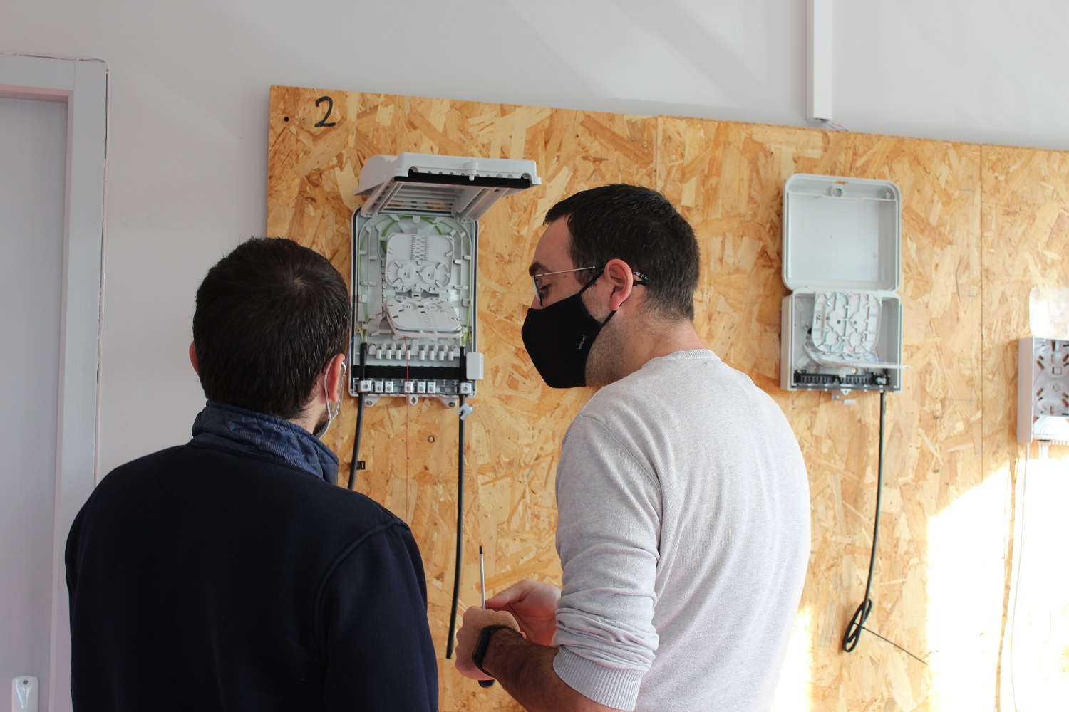 exercice d’intervention sur façade d'immeuble