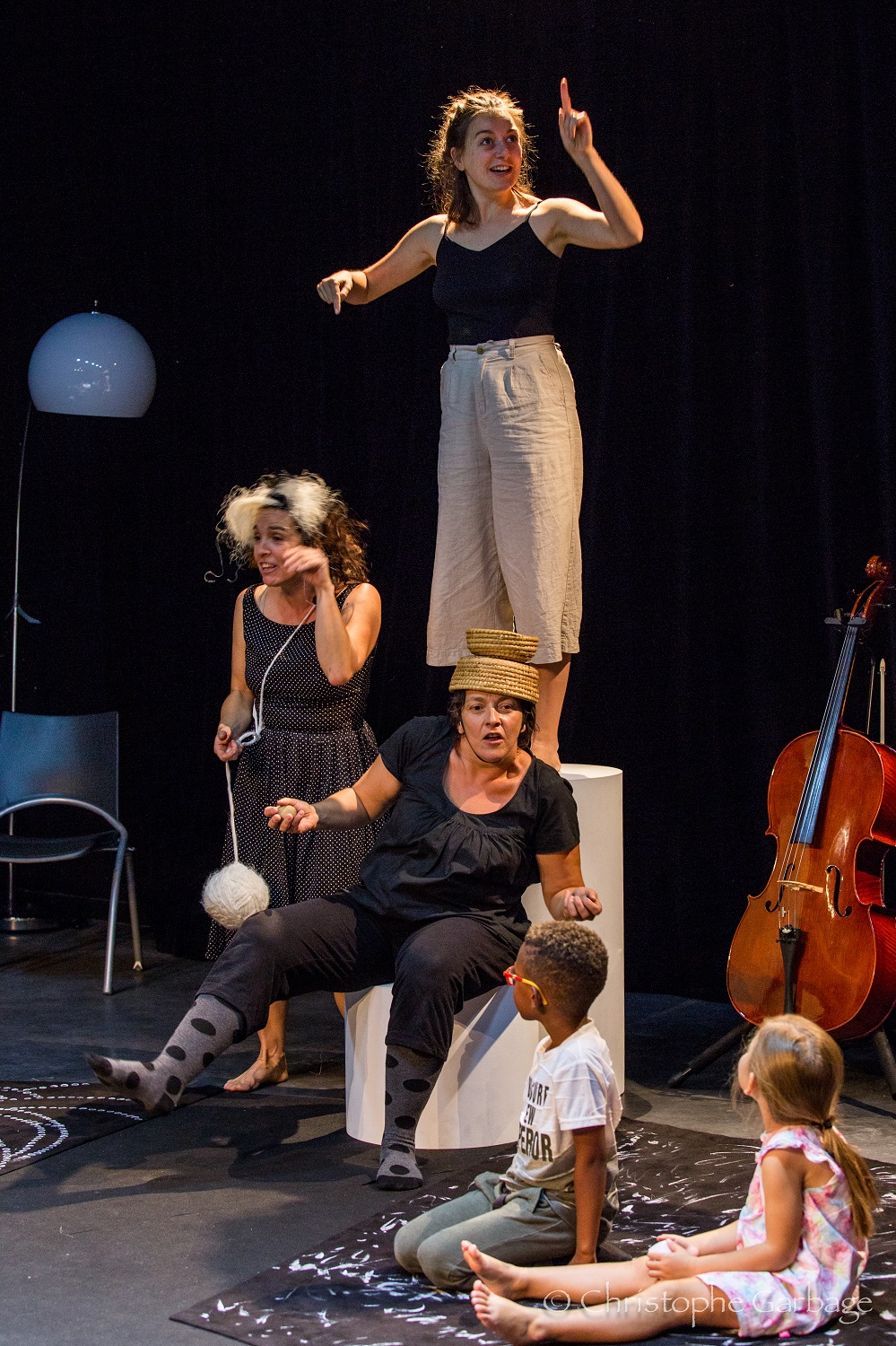 la cie Les 13 lunes en résidence à l'espace Simon Signoret