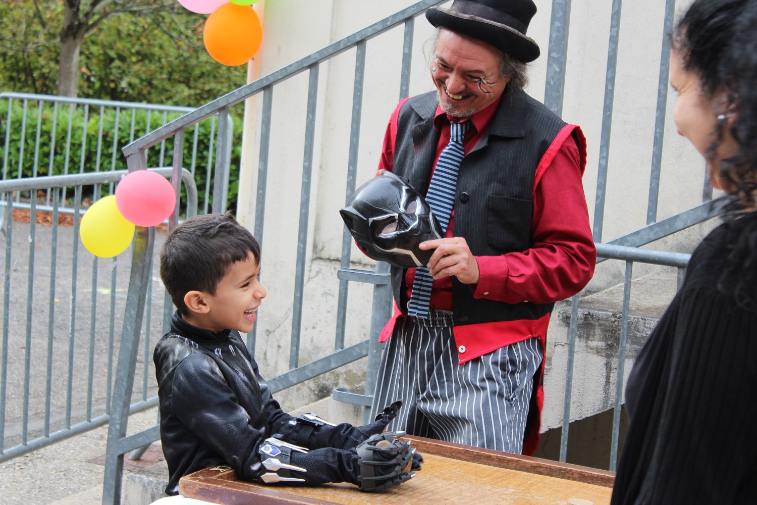 ​​le facétieux Kiko le clown a fait rire et sourire petits et grands