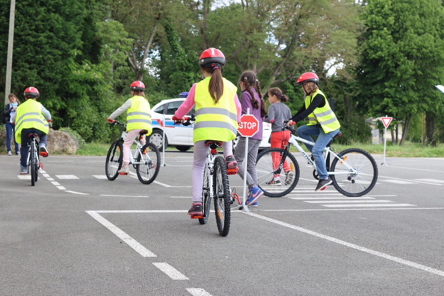 atelier vélo par la Police Municipale 