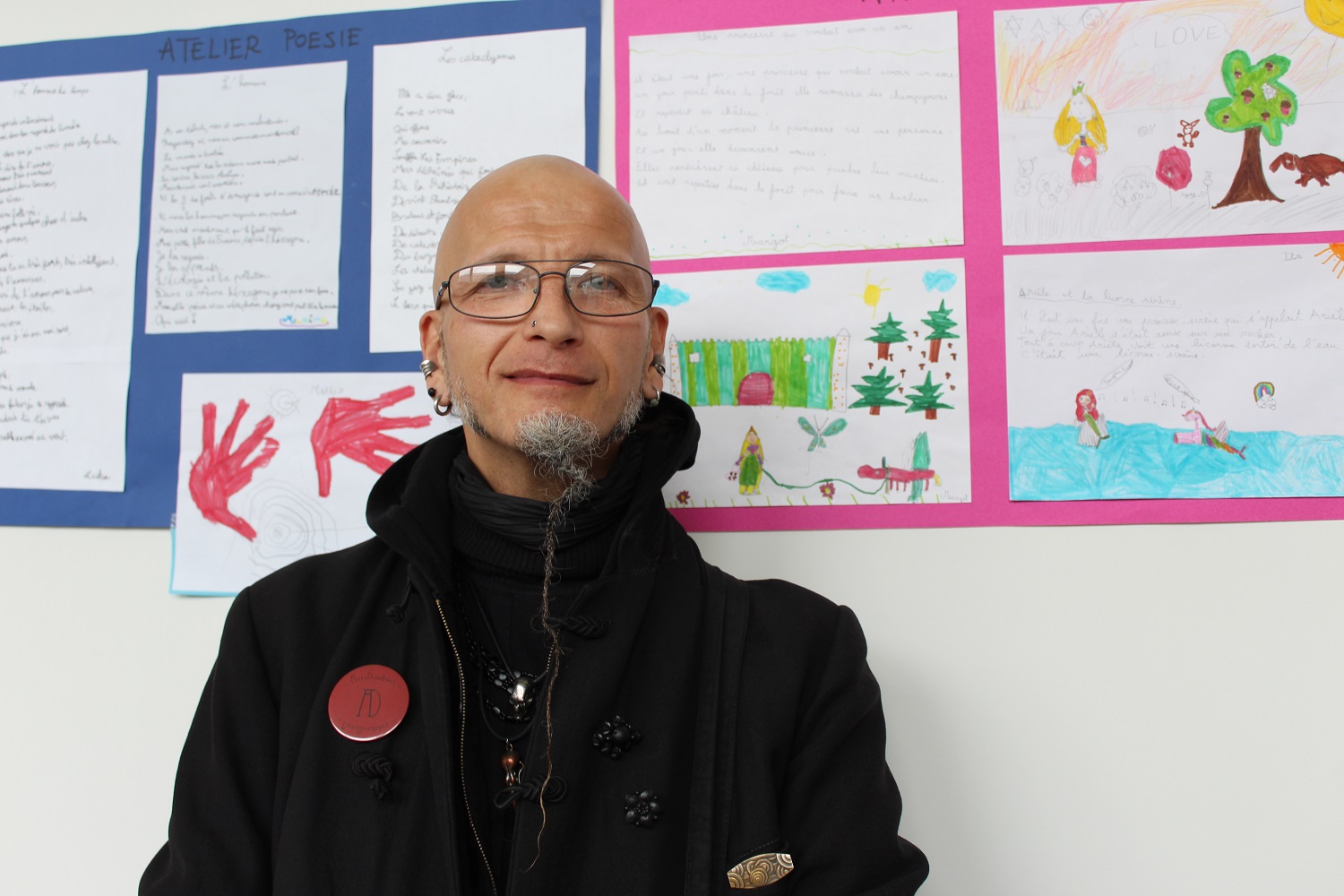 Hervé Lafleur, intervenant TAP, poète et artiste 