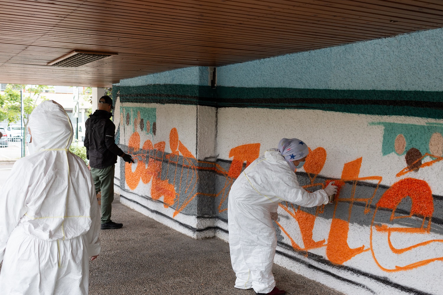 mamans graffeuses rue mallarmé