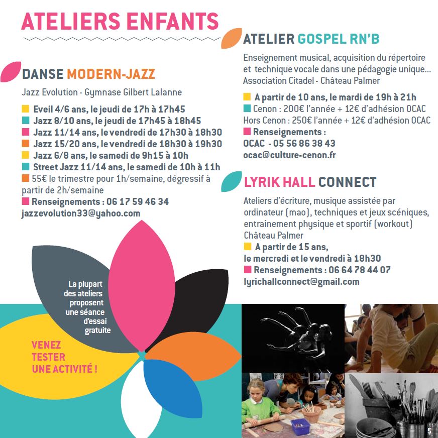 ateliers enfants 