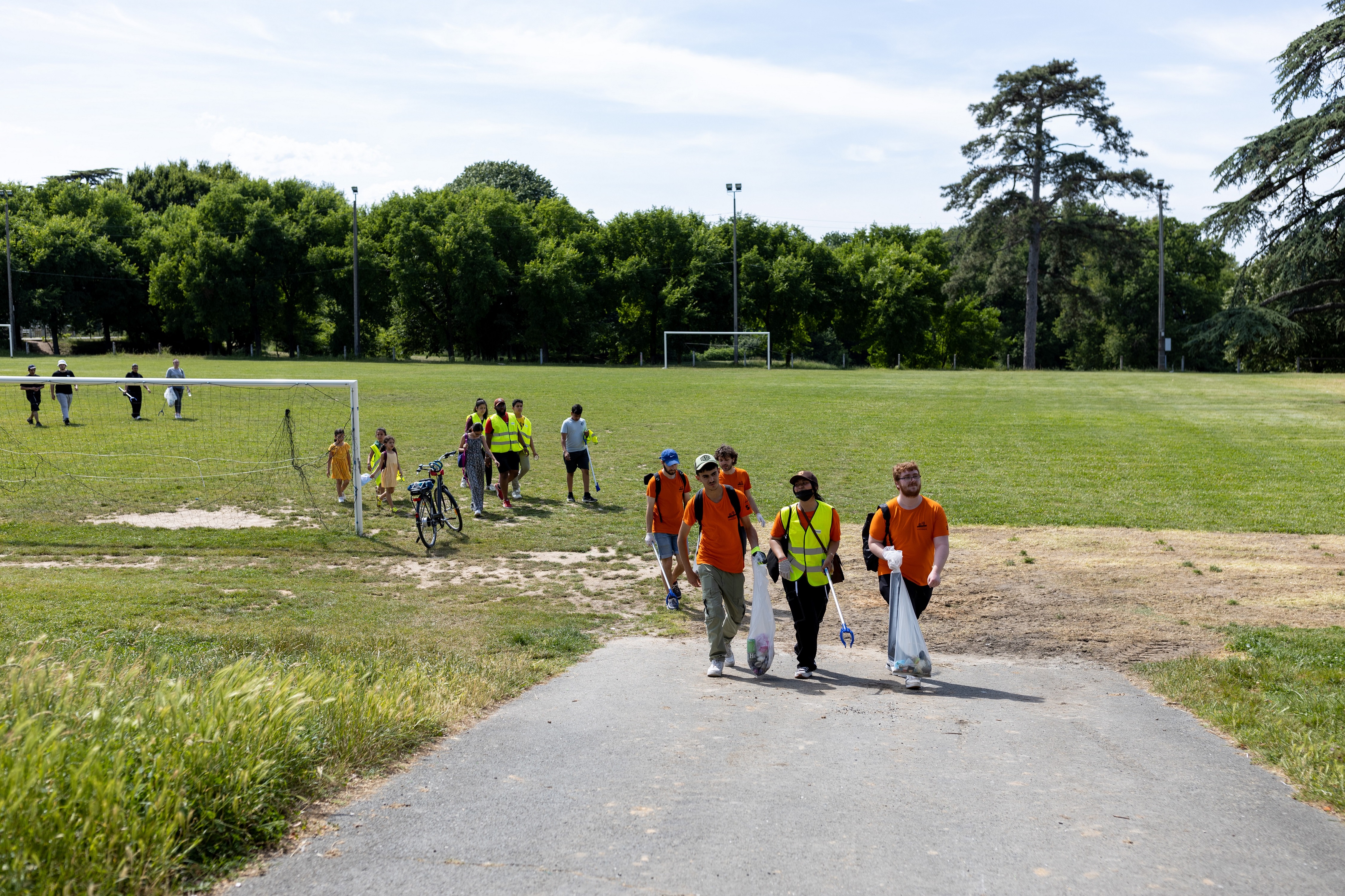Arrivée au parc Palmer
