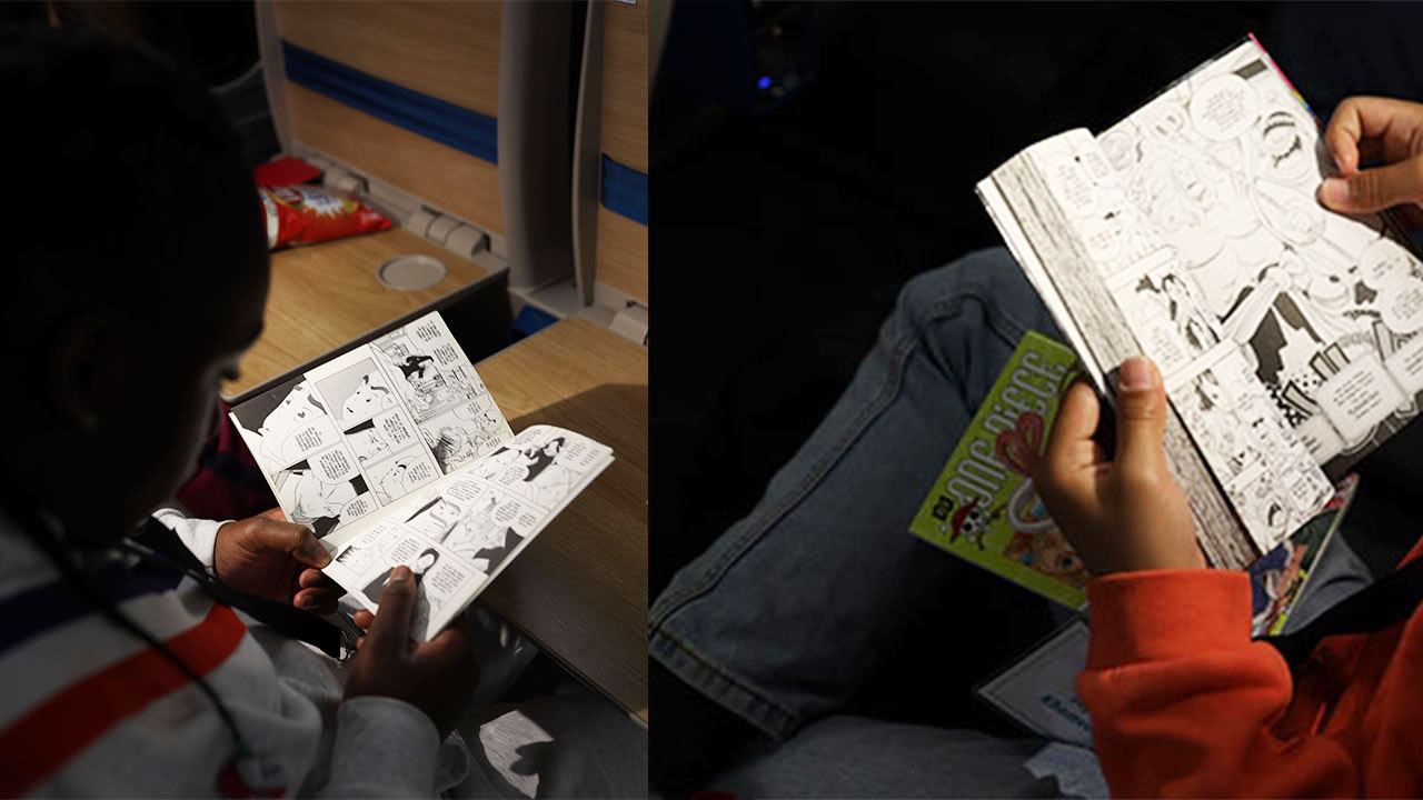 LECTURE DANS LE TRAIN