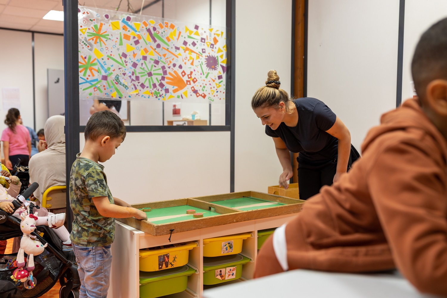 Jeux et défis en famille au centre social et culturel la Colline