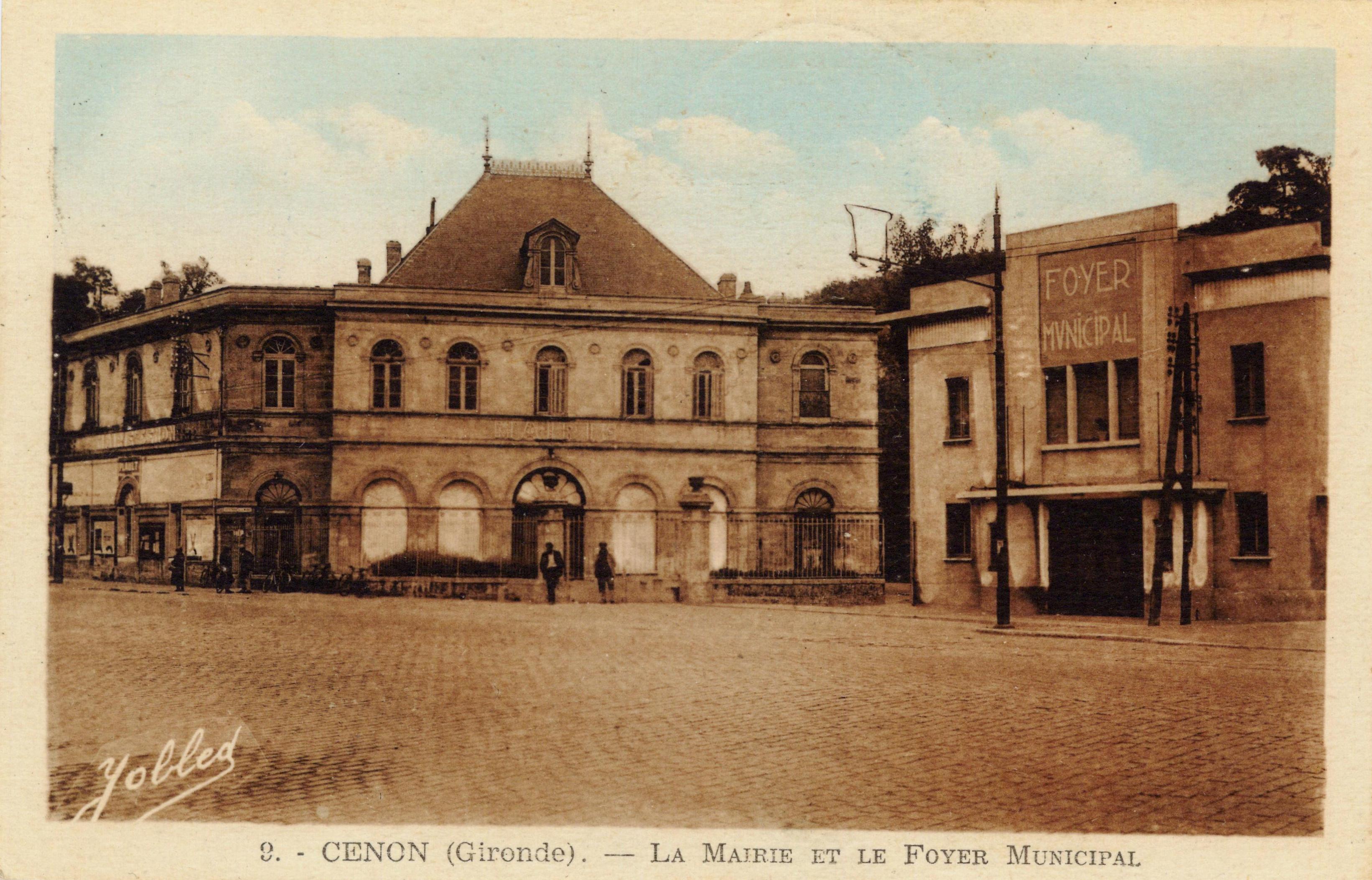 La Mairie et le foyer municipal – Phototypie (par Renaud-Buzaud), du 4 octobre 1951