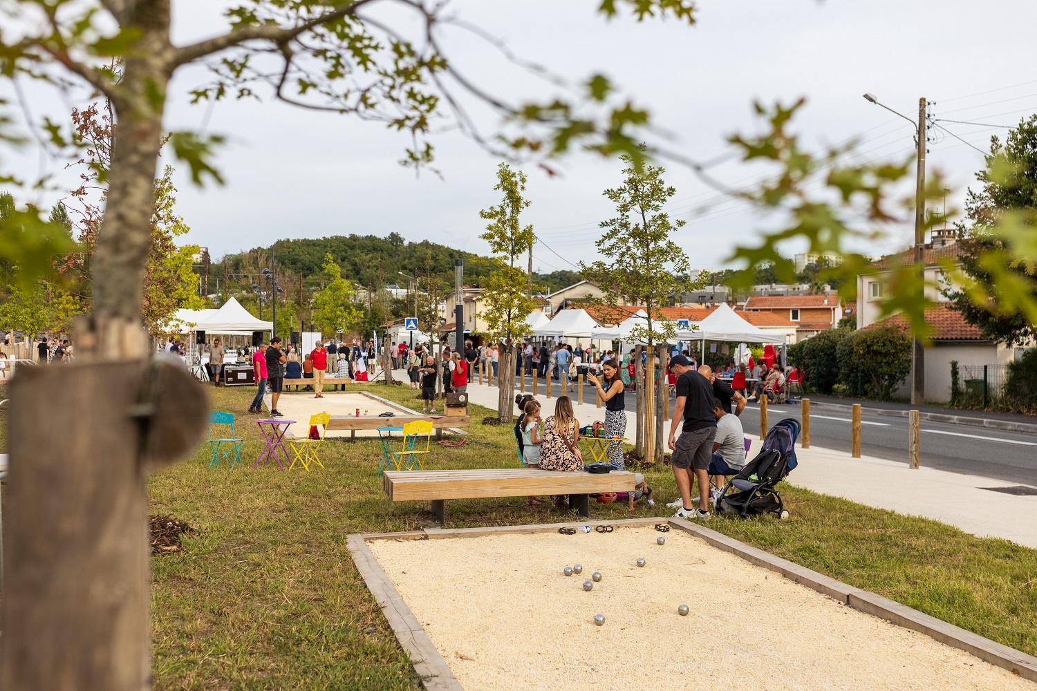 inauguration de la place de la Demi-Lune