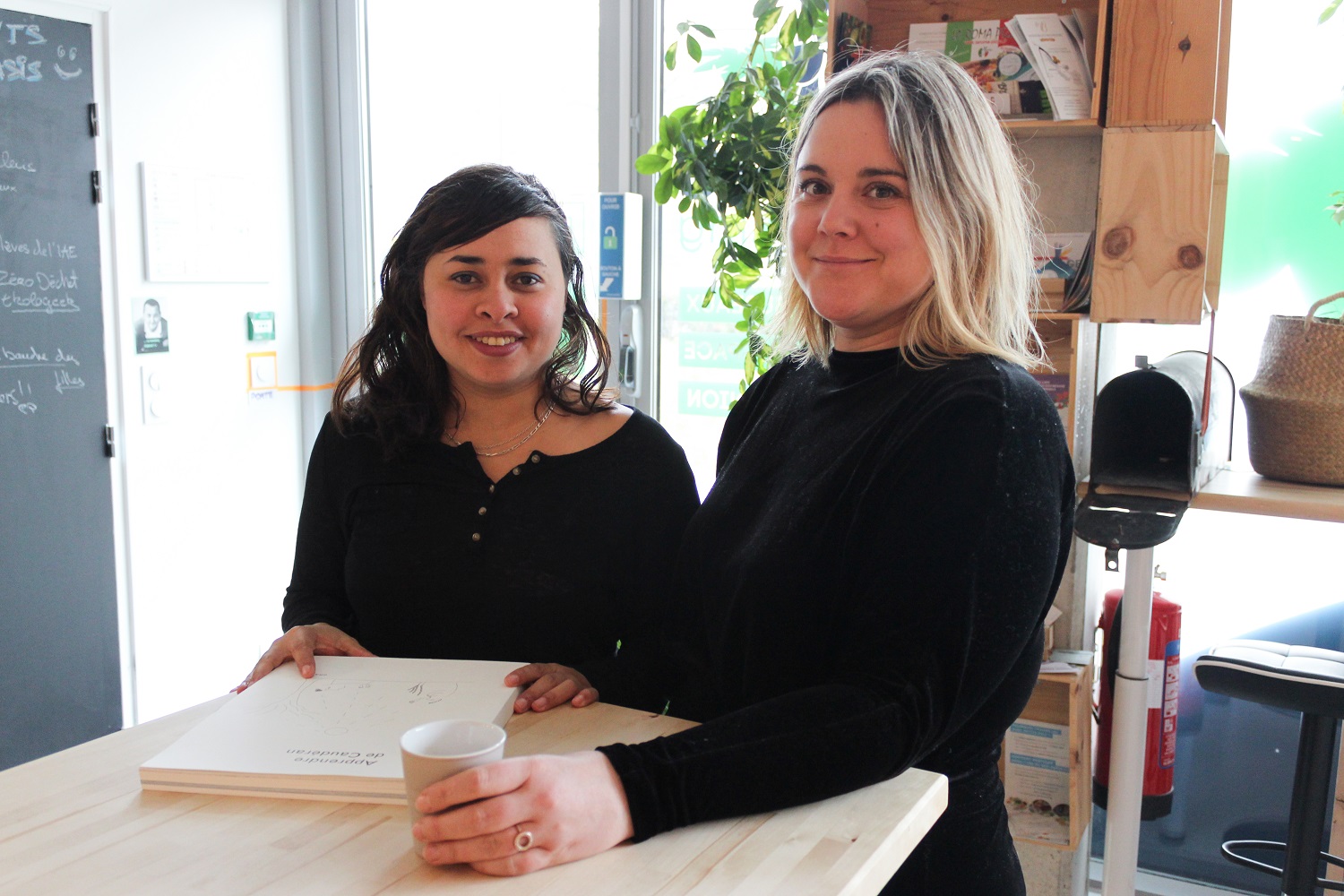 Léa Rainier - cofondatrice et Sarah Bercier - adhérente