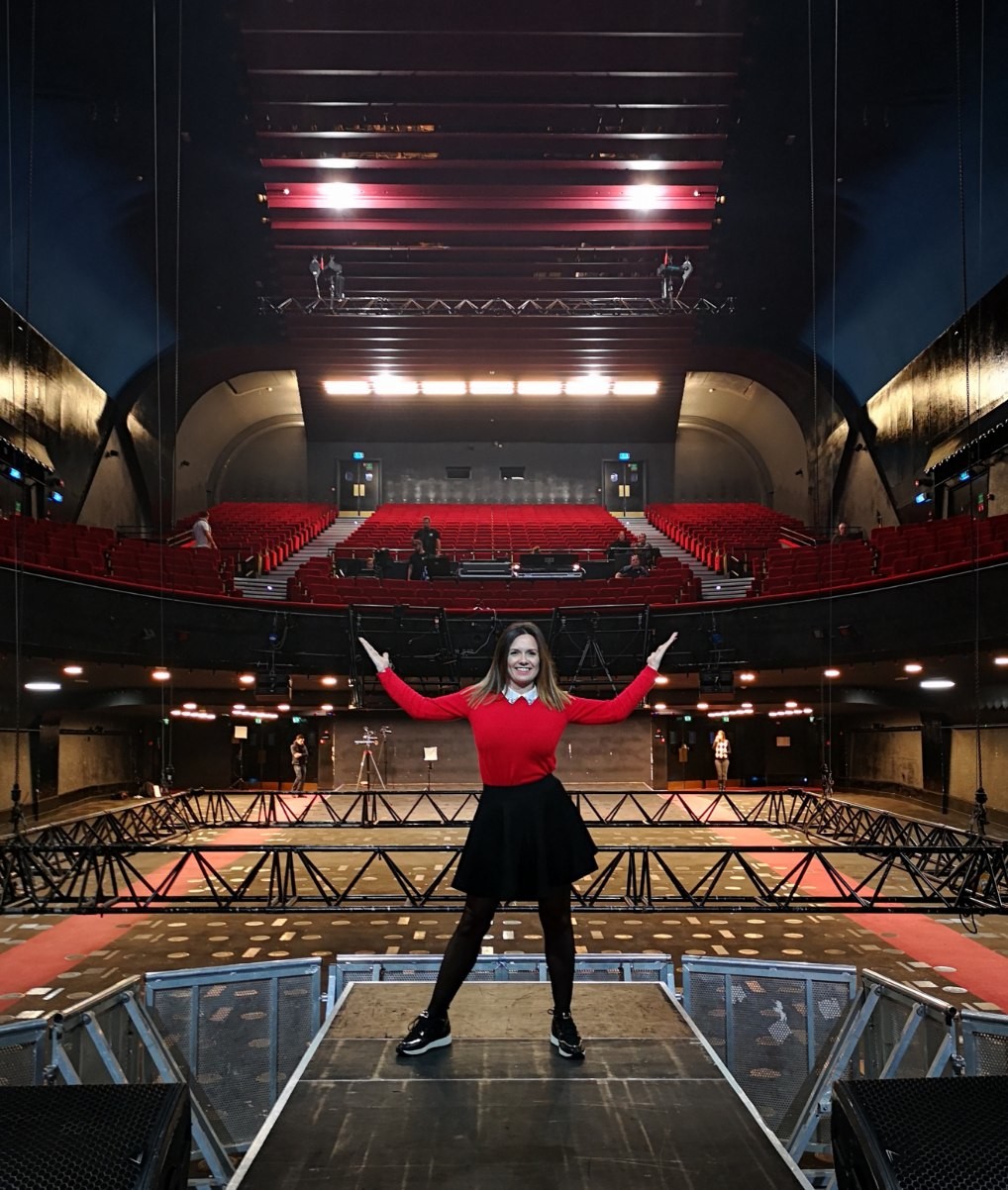  Charlotte Fleury sur la scène de l'Olympia de Paris