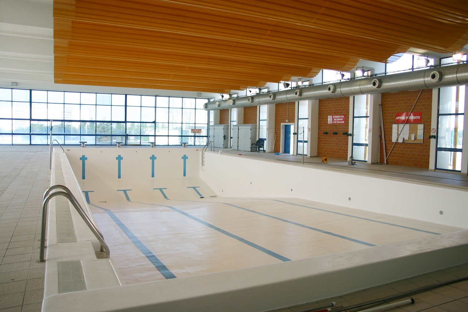 travaux de réhabilitation du bassin
