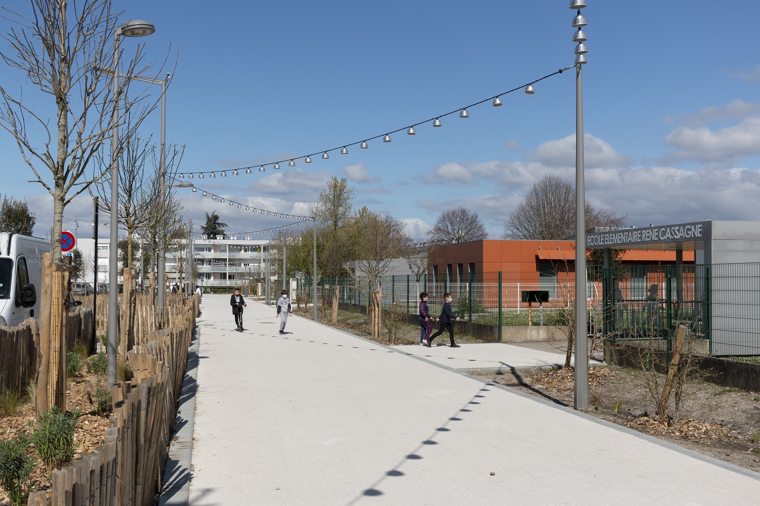 La rue Pergaud est désormais fermée à la circulation