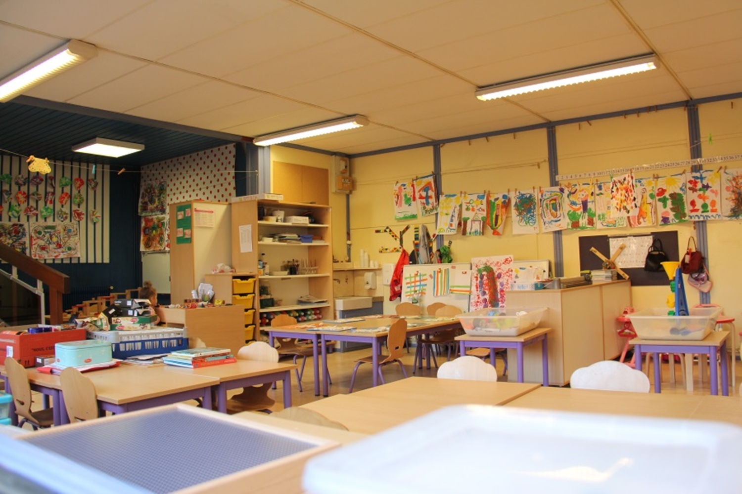 Les locaux actuels de la maternelle Gambetta, intérieur