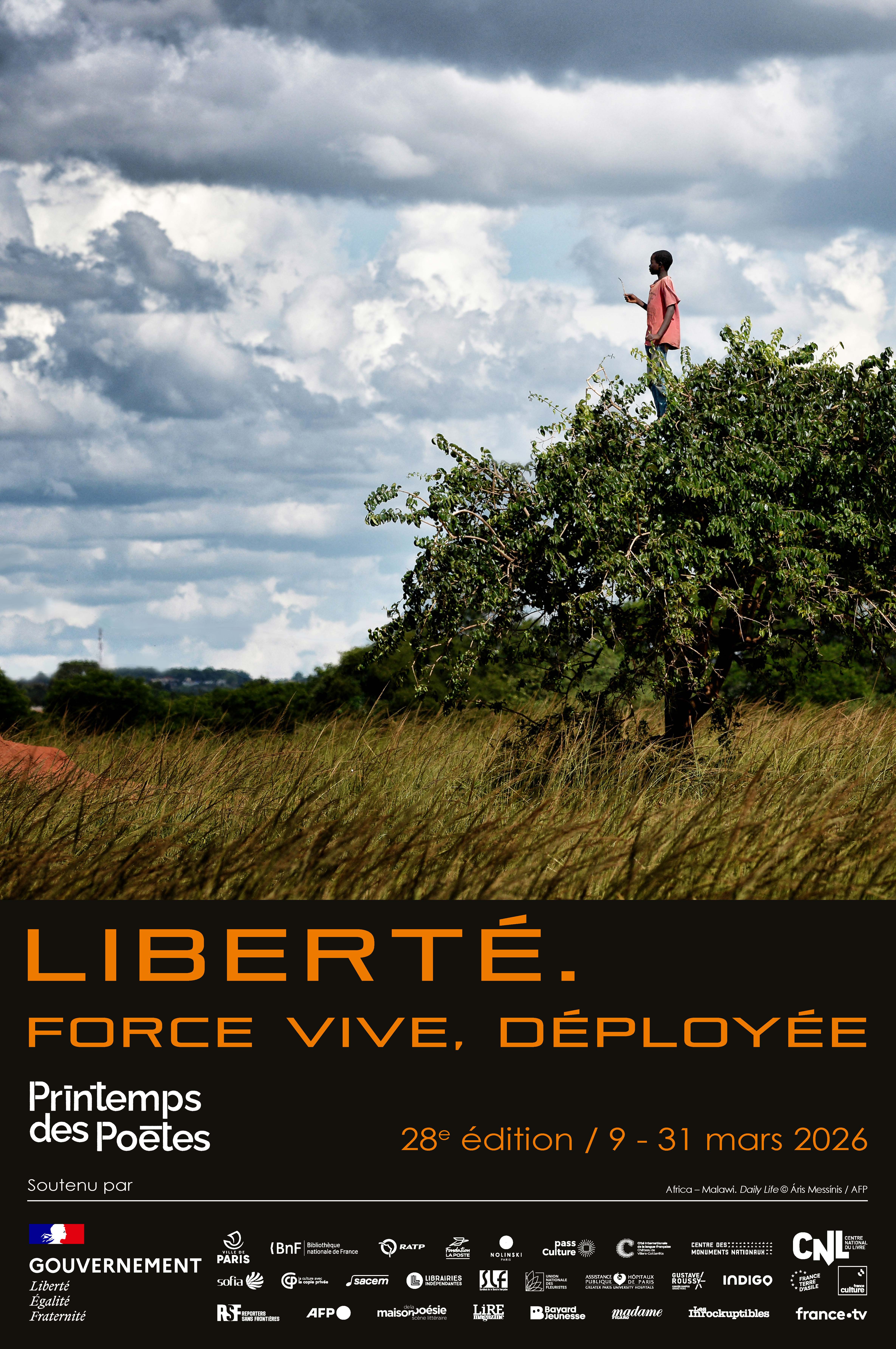 Affiche 2026 Printemps des Poètes