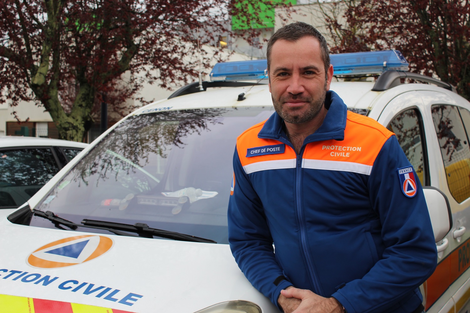 Mickaël Le Boustouller, président de l'antenne cenonnaise  ​