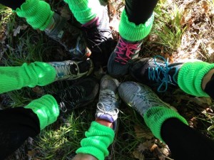 Nos pieds de biche avant...