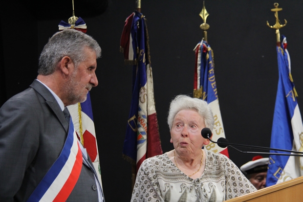 Janine Cellerier, Présidente de l'Amicale des Anciens Combattants, Evadés de France