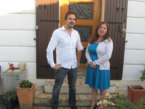 Stéphanie Lacourarie, présidente, et Jérôme Bizouard, trésorier adjoint des Voisins de Clair Logis