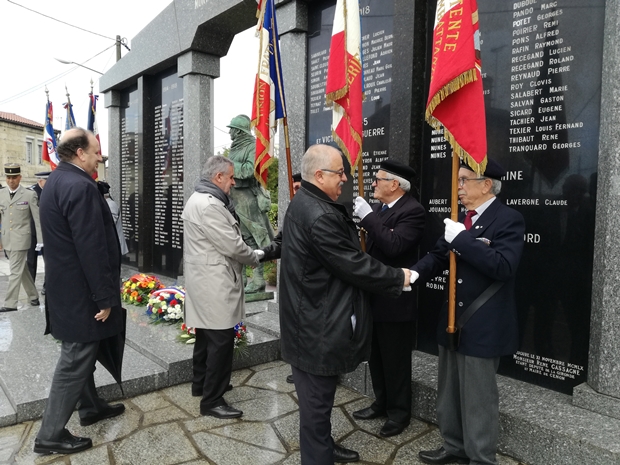 99ème anniversaire de l’armistice de la 1ère Guerre mondiale à Cenon