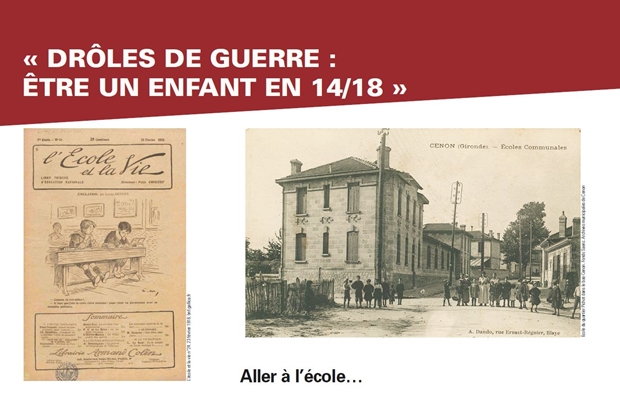 extrait de l'exposition cenonnaise "Drôles de guerre: être un enfant en 14-18"