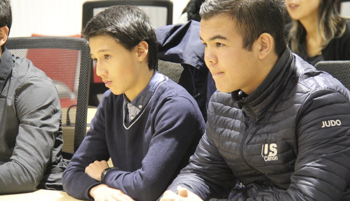 deux judokas de l'US Cenon