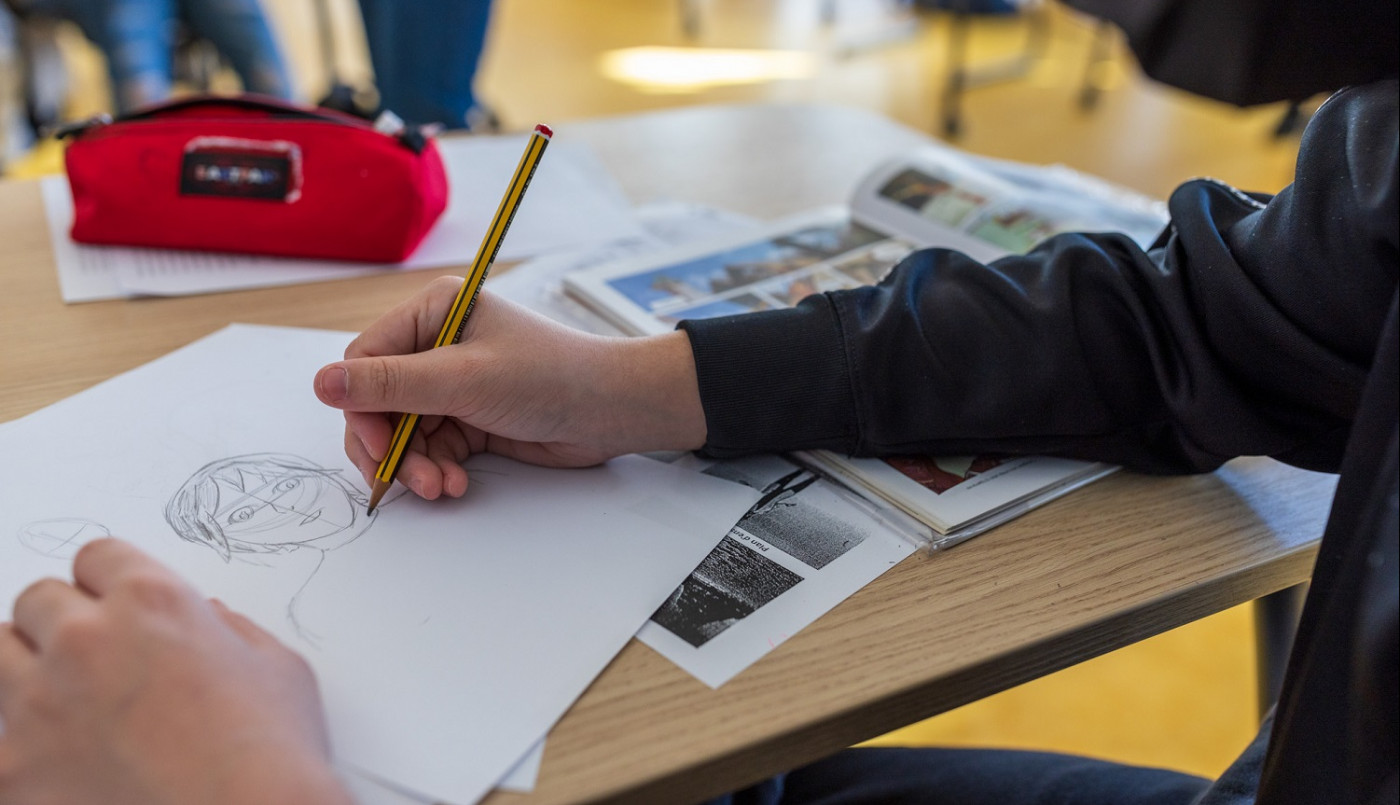 classe en bulle collège Jean Jaurès