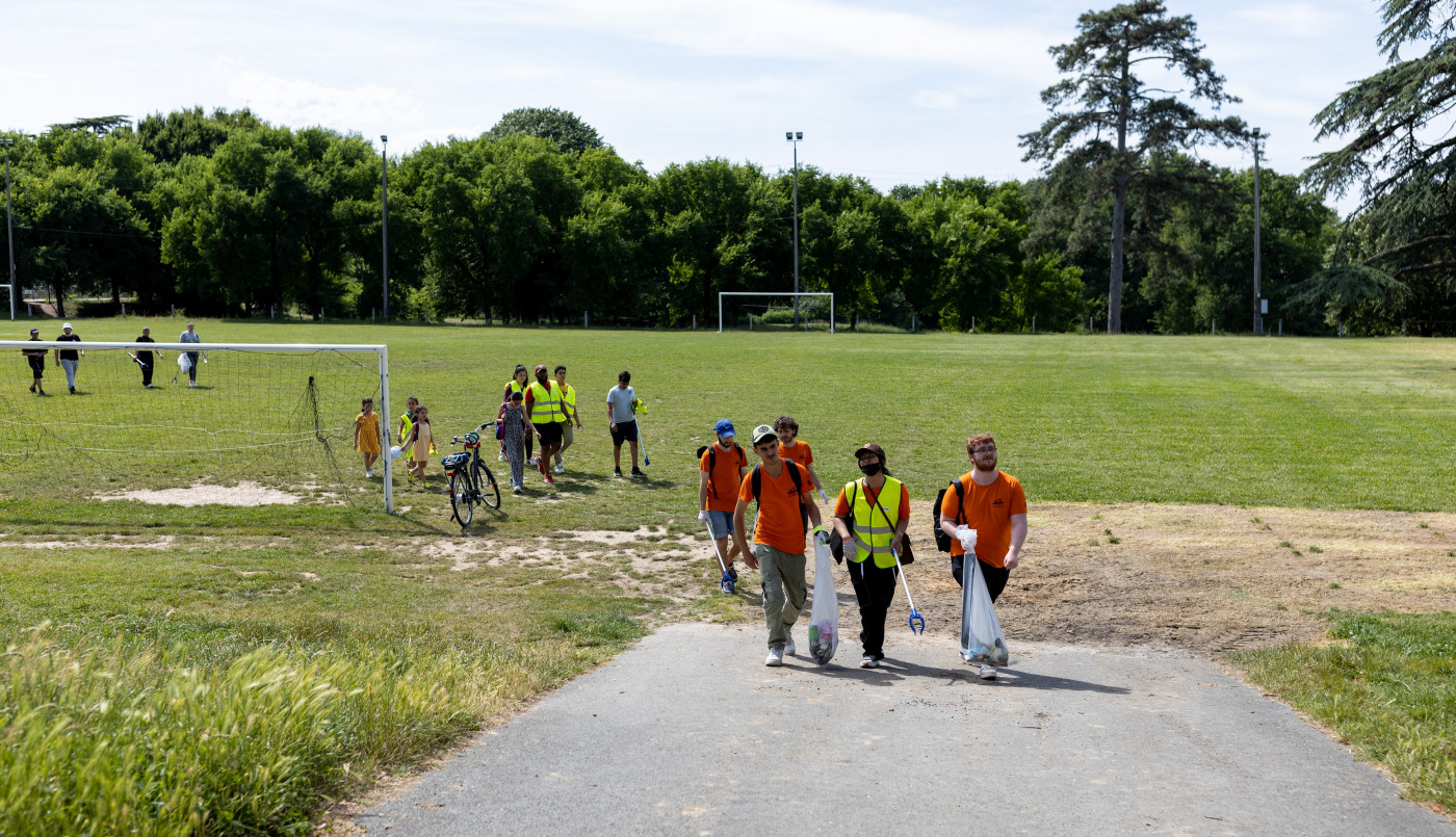 arrivée de la clean walk