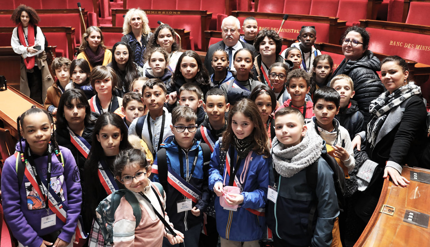 Le conseil municipal des enfants à l'Assemblée nationale 